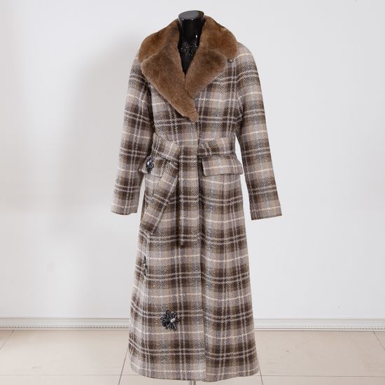 Пальто VOLPI в клетку - фото 1, 