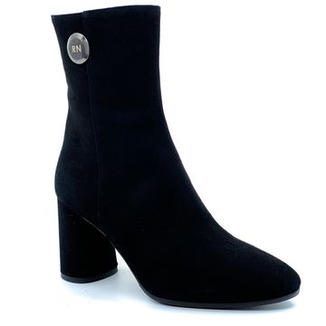 Полусапоги Rosso Nero замша черные - фото 2, 4465 RN