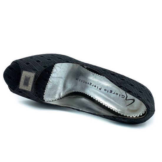 Туфли Giorgio Piergentili черные замшевые - фото 4, 