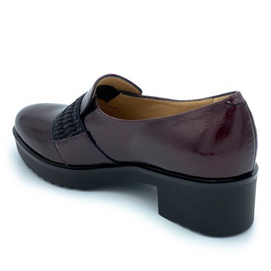 Полуботинки Donna Soft бордовые наплак демисезонные - фото 3, DS0906 DS OX