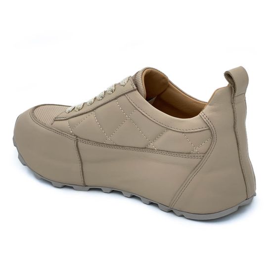 Кроссовки Nila&amp;Nila бежевые кожаные - фото 3, ZN10882 NIL BEIGE