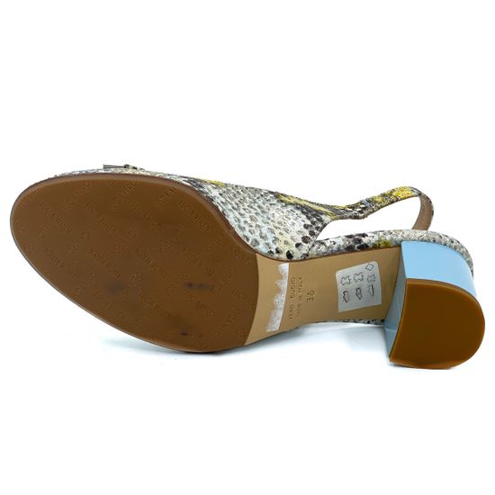 Босоножки Luca Verdi серые/мультиколор - фото 4, 