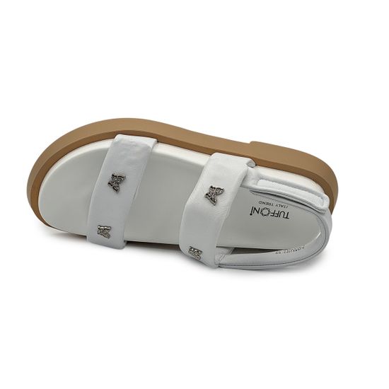 Сандалии женские Tuffoni белые кожаные - фото 5, 2425042LL TUF BIANCO