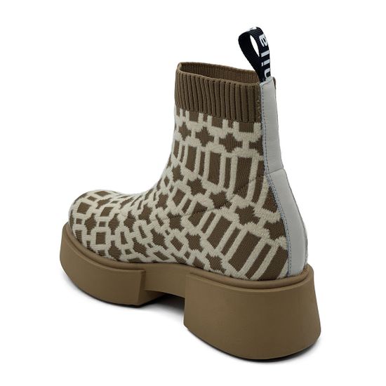 Ботинки Nila Nila бежевые текстиль демисезонные - фото 3, N3109 NIL TORTORA