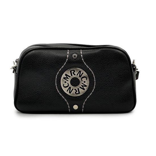 Сумка Marina Creazioni черная кожаная - фото 1, 