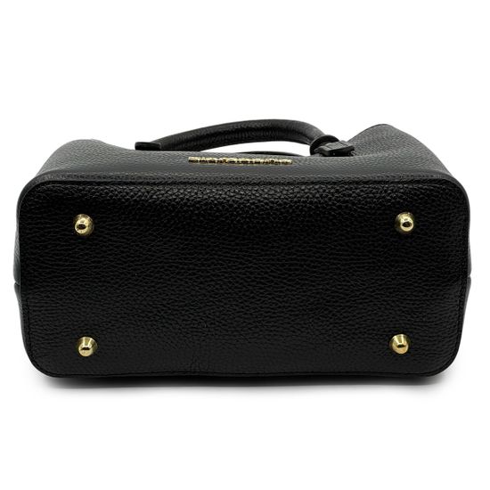 Сумка Di Gregorio черная кожаная - фото 6, 9167 DG NERO