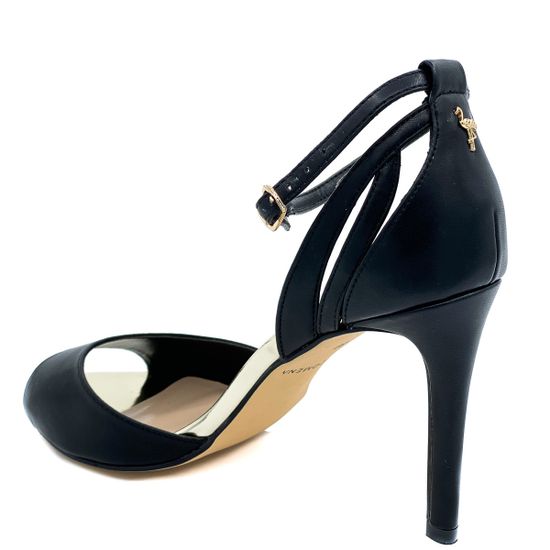 Босоножки Pacomena черные кожаные - фото 3, 