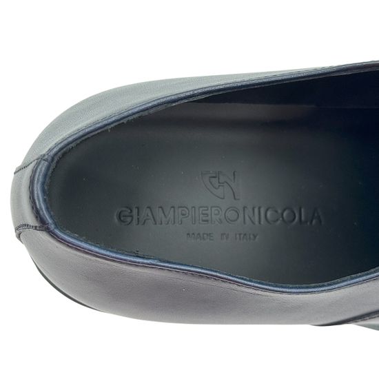 Туфли GIAMPIERONICOLA синие кожаные - фото 7, 46503 GPN BLU