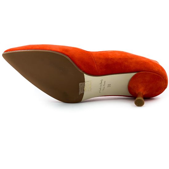 Туфли Rosso Nero красная замша - фото 4, 4506 RN SALMONE