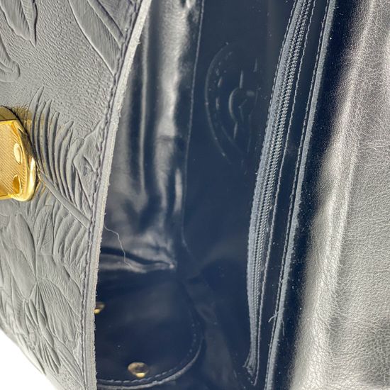 Сумка Marino Orlandi черная кожаная - фото 6, 