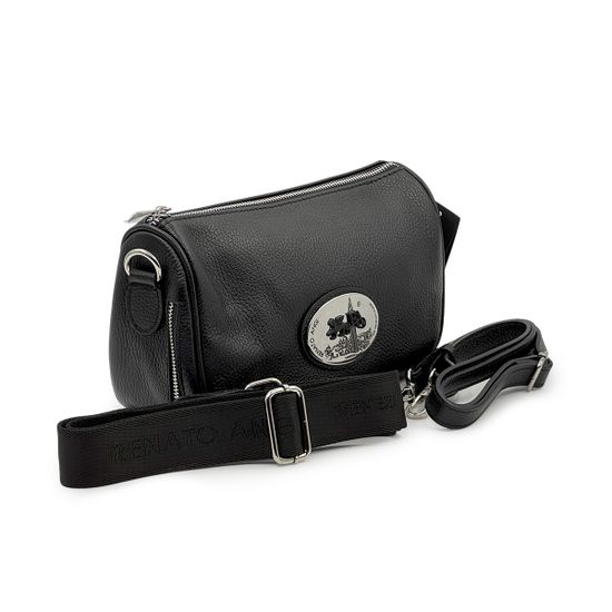 Сумка кросс-боди Renato Ang черная кожаная - фото 2, 3354501 RA NERO