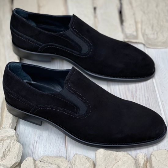 Туфли Bruno Antolini черные замшевые - фото 14, 