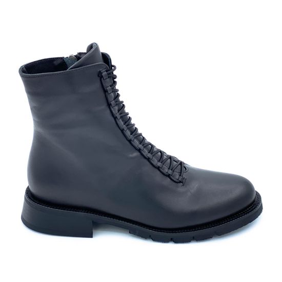 Ботинки Tuffoni черные кожаные Байка - фото 1, 