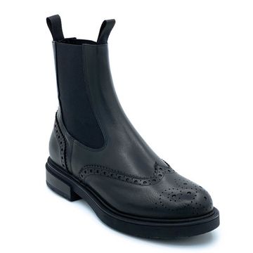 Ботинки Mimmu черные кожаные демисезонные - фото 2, FK3311 MIM