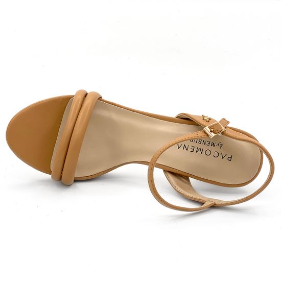 Босоножки Pacomena бежевые кожаные - фото 5, 6991 PAC BEIGE