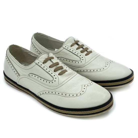 Кеды Ernesto Dolani белые кожаные - фото 6, 