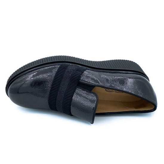 Полуботинки Donna Soft черные наплак демисезонные - фото 5, DS1241 DS FUMO