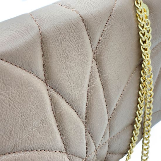 Сумка Di Gregorio бежевая кожаная - фото 4, 8847 DG TAUPE