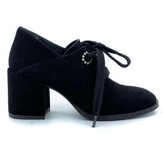 Ботильоны DiGiada черного цвета на среднем устойчивом каблучке - фото 1, 1493 GIA