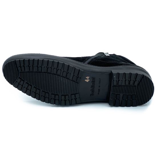 Ботинки Baldinini черные замшевые МЕХ - фото 4, 