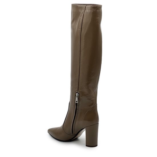 Сапоги Tiffi бежевые кожаные демисезонные - фото 3, N658/R TI BEIGE