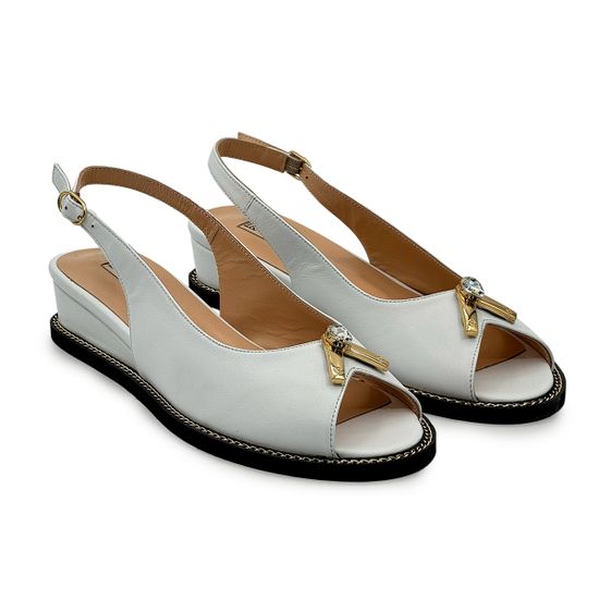 Босоножки ilasio Renzoni белые кожаные - фото 7, H6590 IR BIANCO