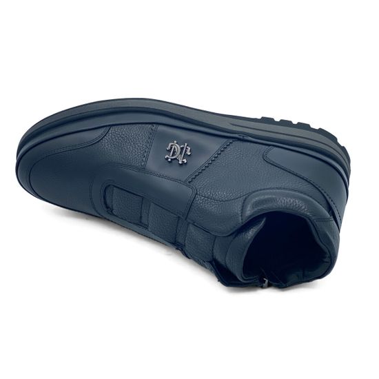 Ботинки Giampieronicola черные кожаные на шерсти - фото 5, 