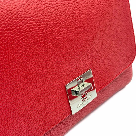 Сумка Renato Angi красная кожаная - фото 4, 2856501 RA ROSSO