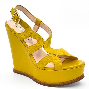 Босоножки Tiffi желтые кожаные - фото 2, 453/Z90G TI