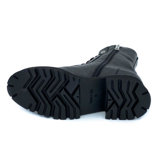 Ботинки Tiffi черные кожаные демисезонные - фото 4, A383 TI