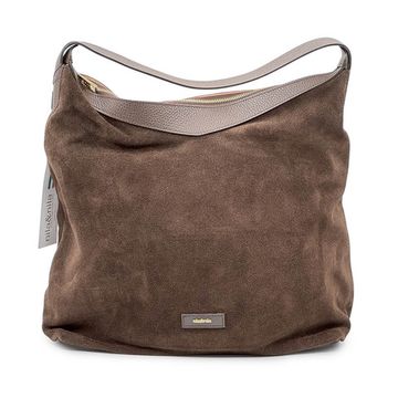 Сумка NILA&amp;NILA коричневая замша/кожа - фото 1, BNN7004 NIL MORO