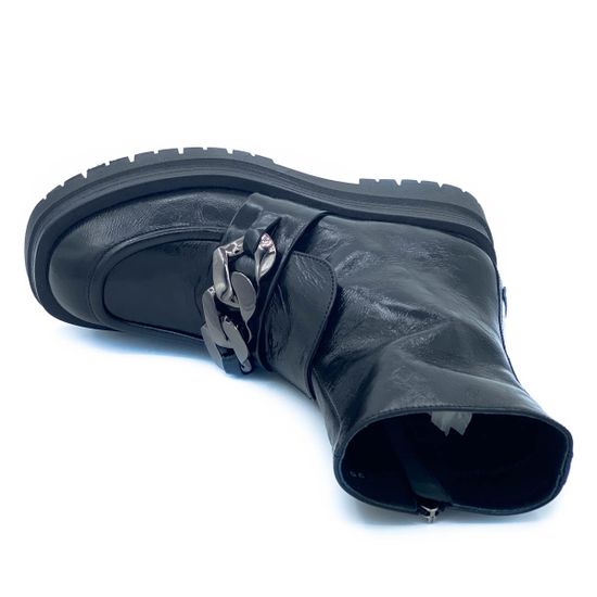 Ботинки 7AM черные кожаные Байка - фото 5, AM21908L 7AM