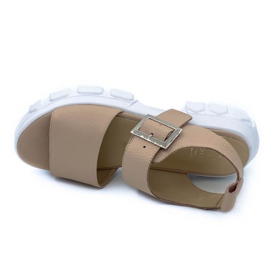 Босоножки Cover пудровые кожаные - фото 5, 9053-1 COV PINK