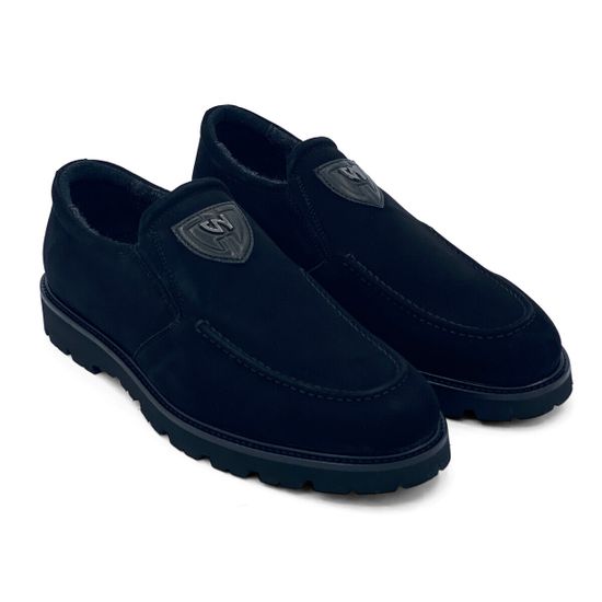 Ботинки Giampieronicola черные замшевые на шерсти - фото 8, G40245B GPN