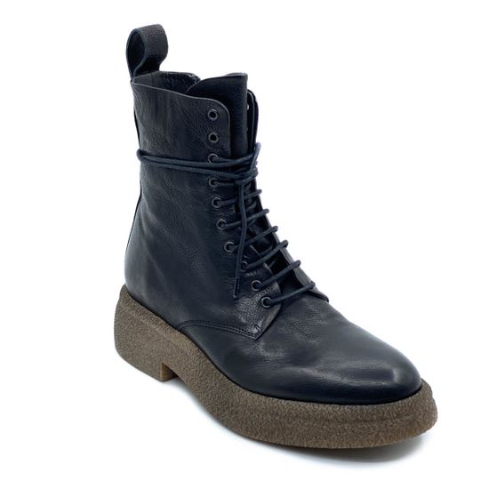 Ботинки Fru.it черные кожаные Байка - фото 2, 