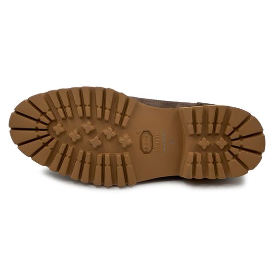 Полуботинки-броги GIAMPIERONICOLA коричневые из нубука демисезонные - фото 4, 41102 GPN MORO