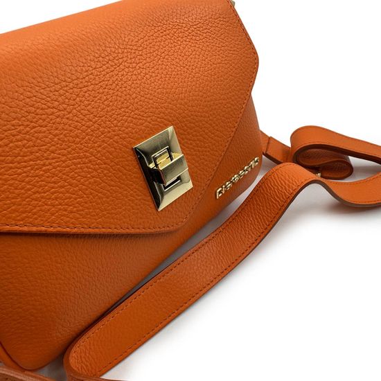 Сумка Di Gregorio оранжевая кожаная - фото 4, 8889 DG ORANGE