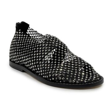 Сандалии FRUIT черные кожаные с сеточкой в стразах - фото 2, 9180 FR NERO