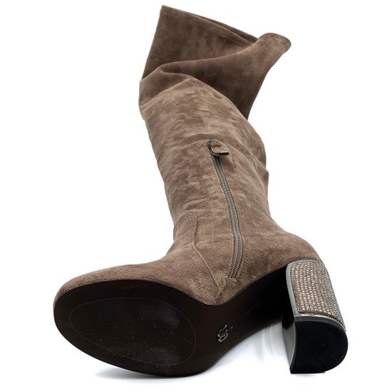 Ботфорты Gianni Renzi бежевые - фото 7, 