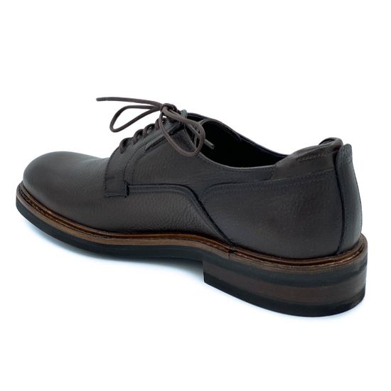 Туфли Mario Bruni коричневые кожаные демисезонные - фото 3, 64124 MB MORO