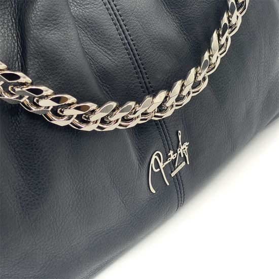 Сумка Renato Angi черная кожаная - фото 4, 