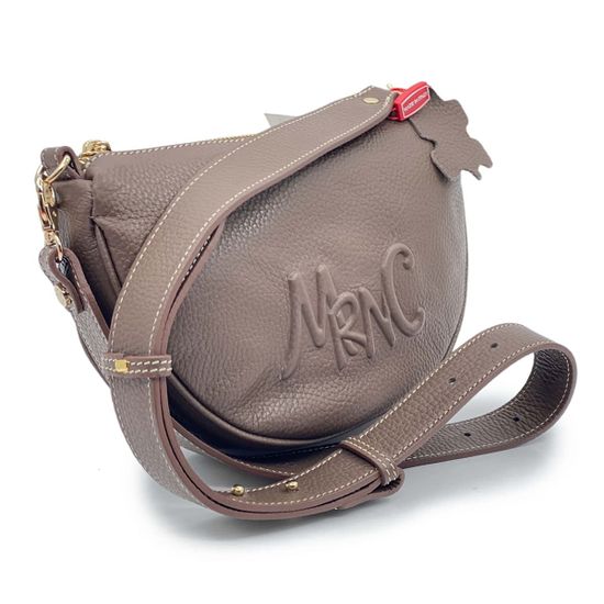 Сумка кросс-боди Marina Creazioni кожаная коричневая - фото 2, 