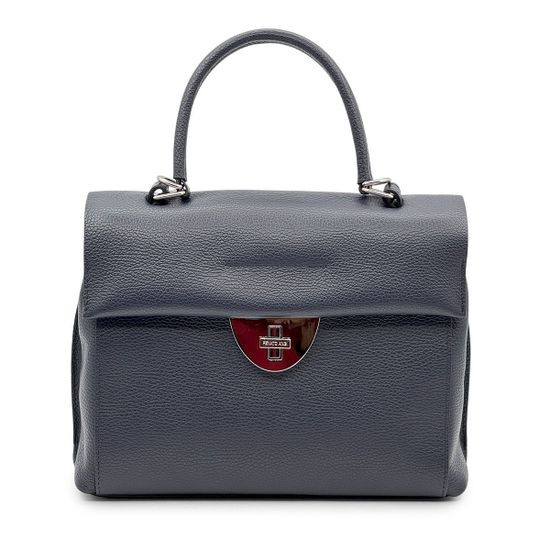 Сумка Renato Angi синяя кожаная - фото 1, 3452801 RA BLU