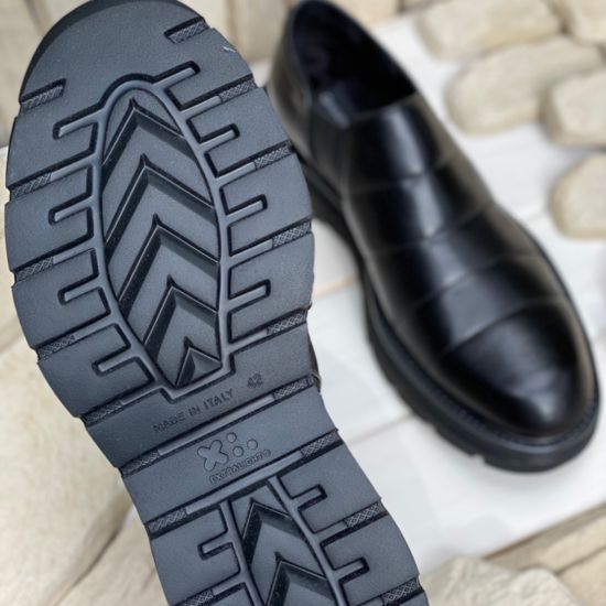 Ботинки Giampieronicola черные кожаные МЕХ - фото 14, E41113 GPN