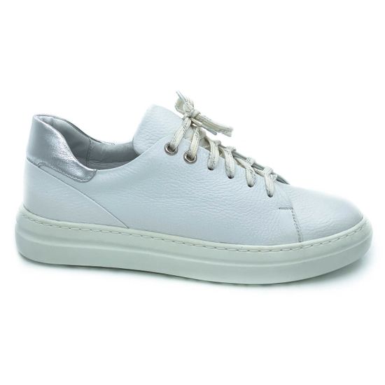 Кеды Cover белые кожаные - фото 1, 