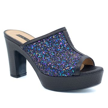 Сабо Luca Verdi синие - фото 2, 4564 LV