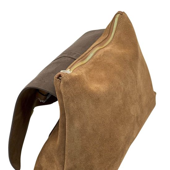 Сумка Loristella рыжая замшевая - фото 6, 2735 LS CUOIO