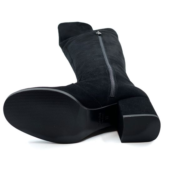 Ботфорты Rosso Nero черные замшевые демисезонные - фото 7, 4080 RN 50