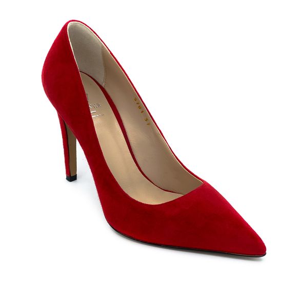 Туфли Cover красные замшевые - фото 2, 