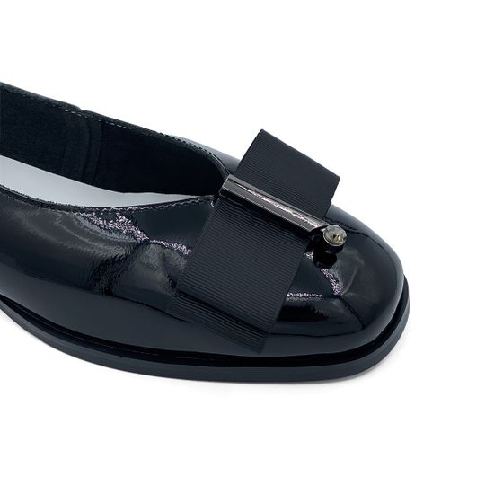 Туфли Tuffoni черные кожаные лакированные - фото 6, 